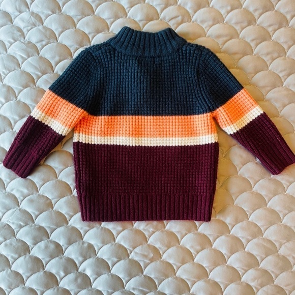 Cat & Jack knit 3/4 zip sweater size 18 months - Picture 2 of 2